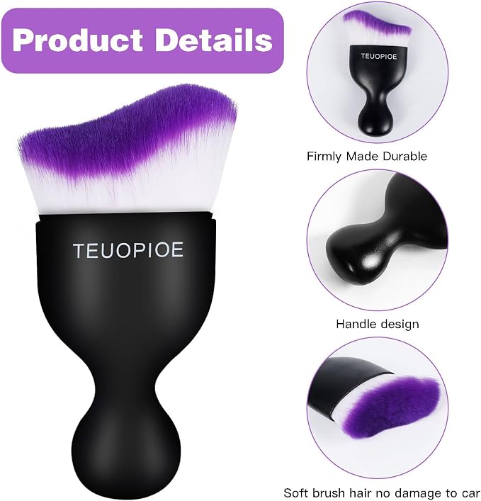 Car Interior Cleaning Brush, Car Duster Interior, Car Detailing Brush Dusting - Image 2