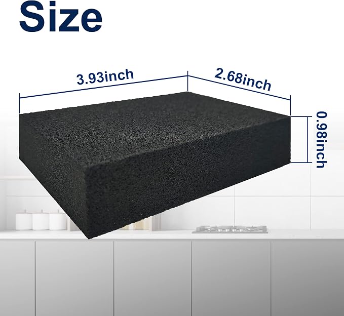 8pc Black Carborundum Sponge Nano Emery Sponges Caspian Stone Pot Clean Brush - Image 7