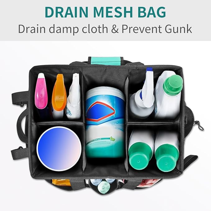 Cleaning Bags for Housekeepers, Large Cleaning Supplies Organizer - Image 2