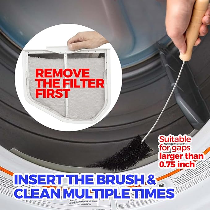 Holikme 3 Pieces Dryer Vent Cleaner Kit - Image 3
