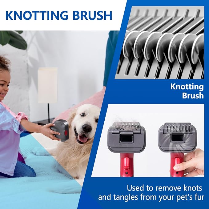 2-in-1 Pet Grooming Kit Compatible - Image 4