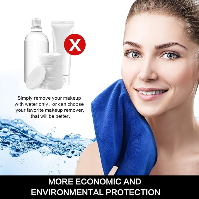 SINLAND Microfiber Facial Cloths Fast Drying Washcloth 12inch x 12inch - Image 5