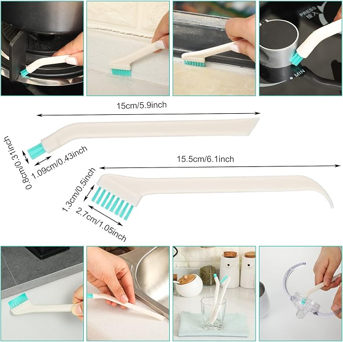 Nuenen 16 Pcs Small Household Cleaning Brushes - Image 4
