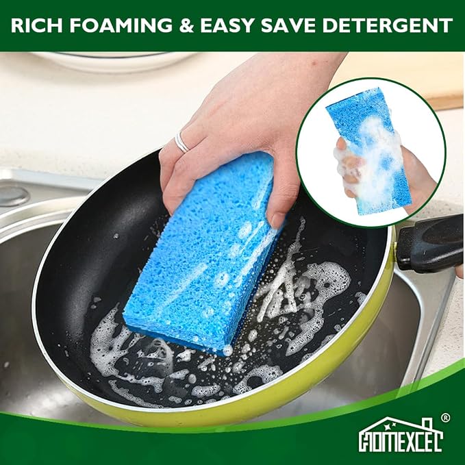 HOMEXCEL Extra Large Dish Sponge - Image 7