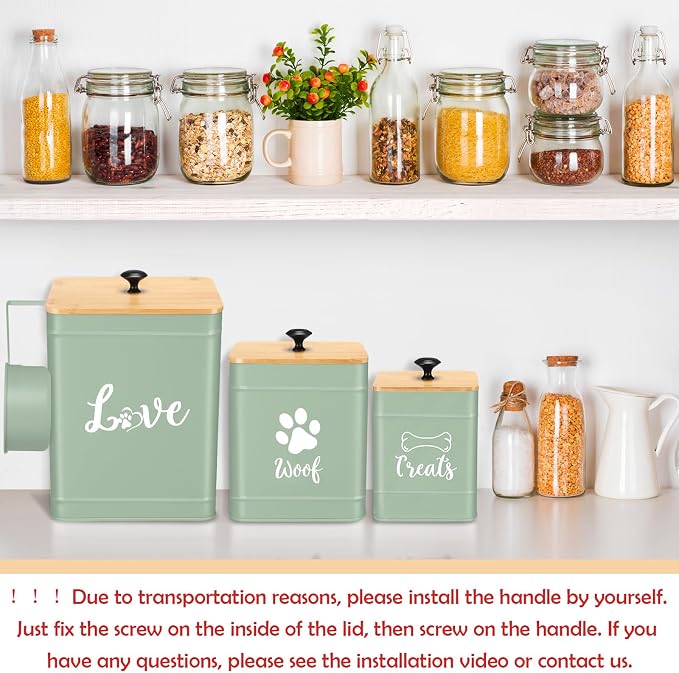 Metal Dog Treat Containers Set of 3 - Image 5