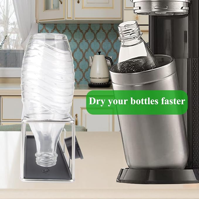 Bottle Drying Rack for SodaStream Slim Bottles & Glass Carafes - Image 4