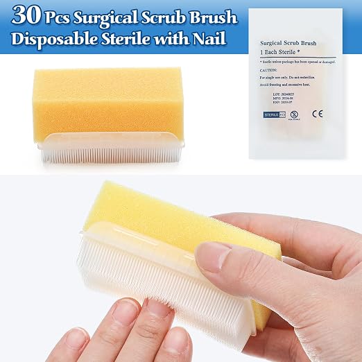 30 Pcs Surgical Hand Scrub Brush - Image 4