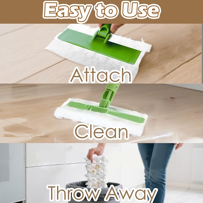 50 Count Dry Sweeping Cloths Compatible - Image 4