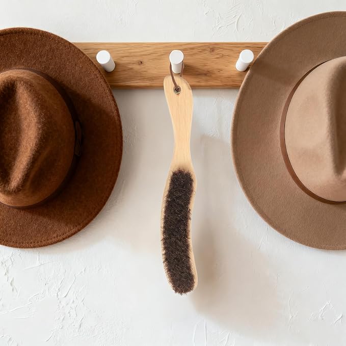 Felt Hat Brush, Felt Hat Cleaner Horse Hair Cowboy Hat Brush Cleaning Kit Hat - Image 8