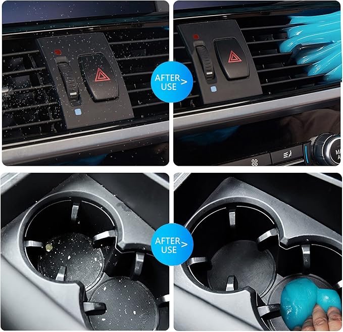 TICARVE 3 Pack Cleaning Gel for Car Detailing Putty Car Vent Cleaner Goo - Image 6