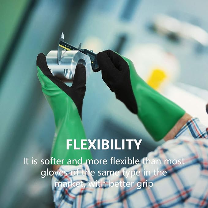Nitrile Coating Chemical Resistant Gloves 1Pair - Image 5