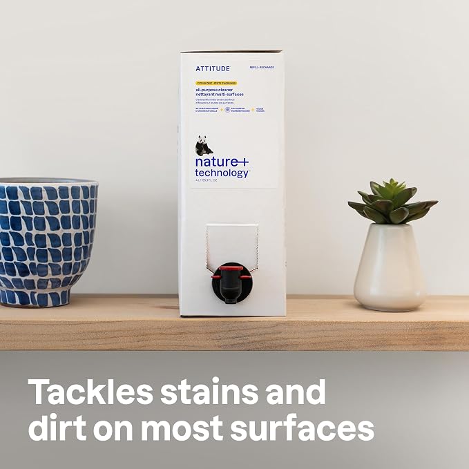 ATTITUDE All-Purpose Cleaner Refill, EWG Verified, Plant-Based & Vegan - Image 3