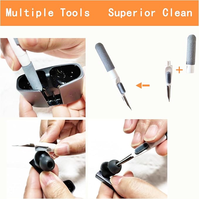 Keyboard Cleaning Kit, Screen Cleaning Brush Tool, Computer Monitor, Phone - Image 2