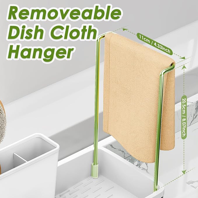 Stainless Steel Sink Caddy, Sponge Holder - Image 5
