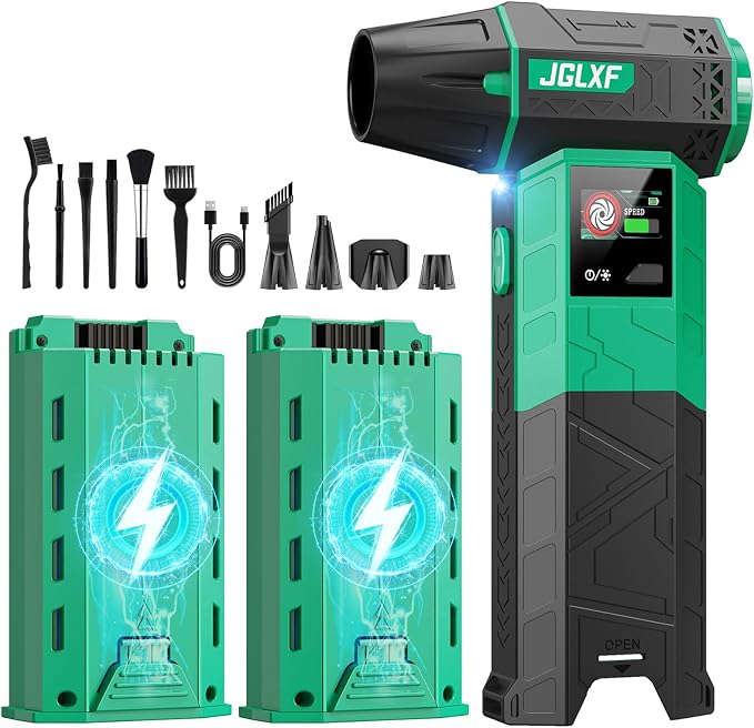 Electric Air Duster Upgraded, 130000RPM Snow Blower Compressed Air Duster by Unknown