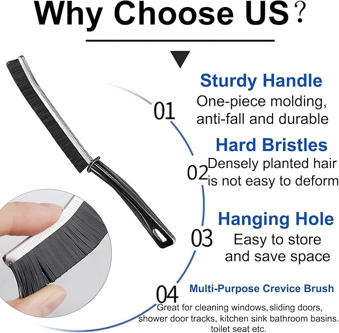 Gap Cleaning Brush Grout Cleaner Brush - Image 4
