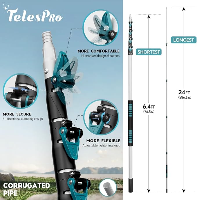 30 Feet High Reach Cobweb Duster - Image 3