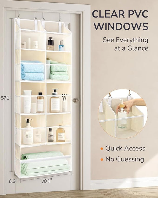 ULG Over the Door Organizer, 5-Tier Extra Large Hanging Storage - Image 2