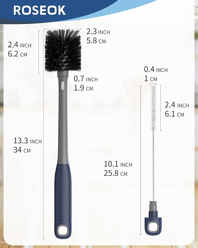 2 in 1 Long Handle Bottle Brush - Image 2