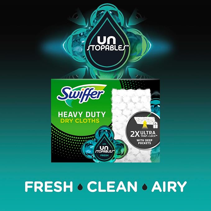 Swiffer Sweeper Heavy Duty Dry Multi-Surface Cloth Refills - Image 3