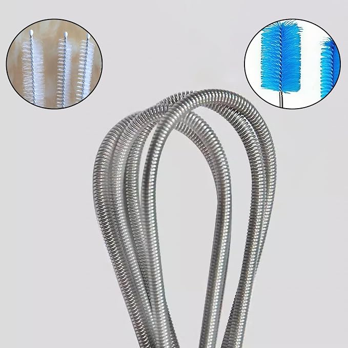 Flexible Long Drain Brush, 66 Inch Double Elastic Ended Nylon Cleaner Pipe Brush - Image 7