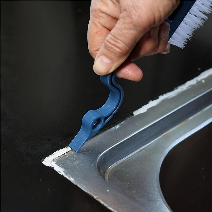Slick- Window Track Cleaning Brush, 2 Pack, Built-in Scraper, Window Track - Image 6