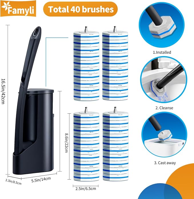 Disposable Toilet Brush - Image 3