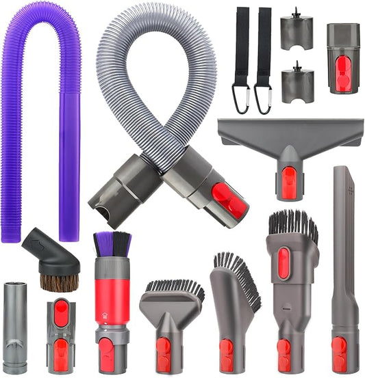 Attachment Kits for Dyson Vacuum Cleaner, Crevice Tool, Dryer Lint Vac by FullcleanHome