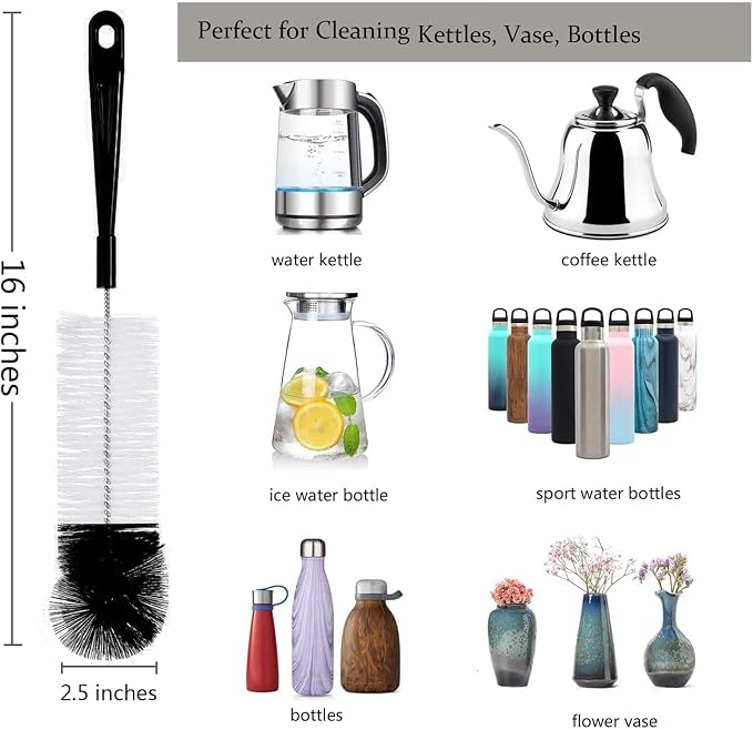 ALINK 8-Pack Bottle Cleaning Brush Set - Image 3