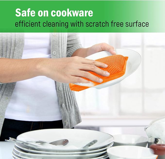 Miracle Microfiber Kitchen Sponge by Scrub-It - Image 2