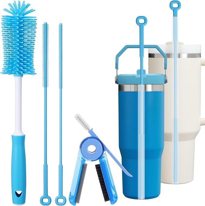 XANGNIER 4 PCS Water Bottle Cleaner Brush Set by XANGNIER