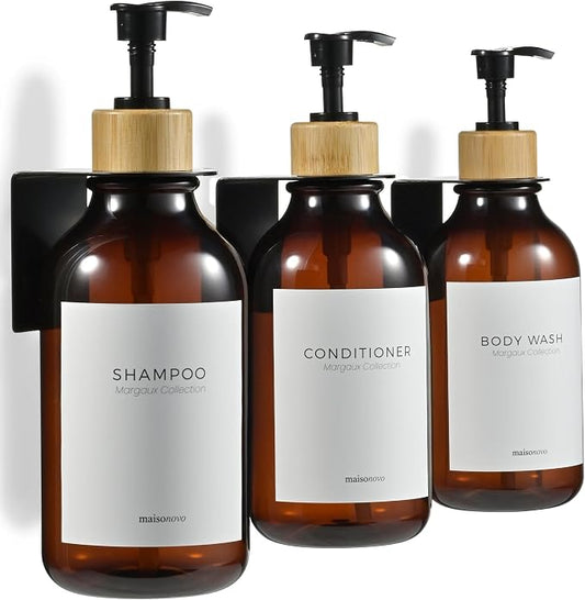 MaisoNovo Shampoo and Conditioner Dispenser by MaisoNovo-TheArtofSustainableLiving
