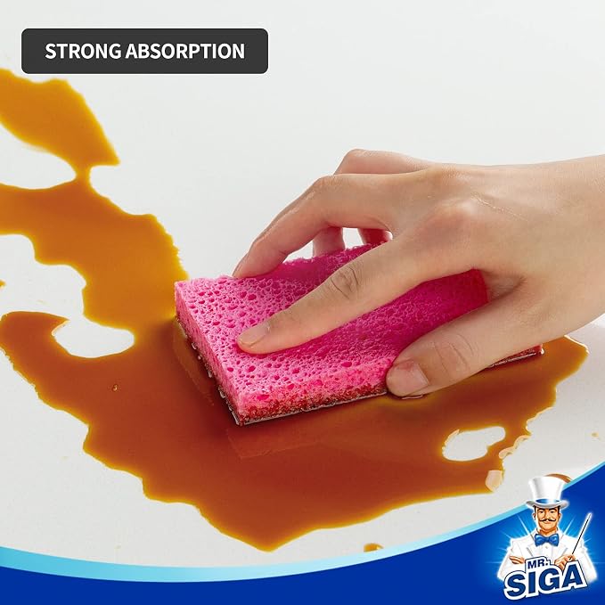MR.SIGA Scrub Sponges, Non-Scratch Sponges - Image 4