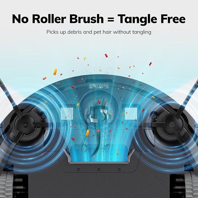 ILIFE V2 Robot Vacuum Cleaner, Tangle-Free Suction, 120 Mins Runtime, - Image 4