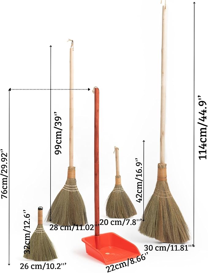 TTS Home Broom and Dustpan Set - Image 2