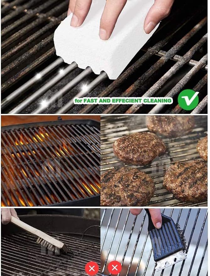 Non Scratch Grillstone Magic Blackstone Block Cleaner Clean Brick Stone Scraper - Image 2