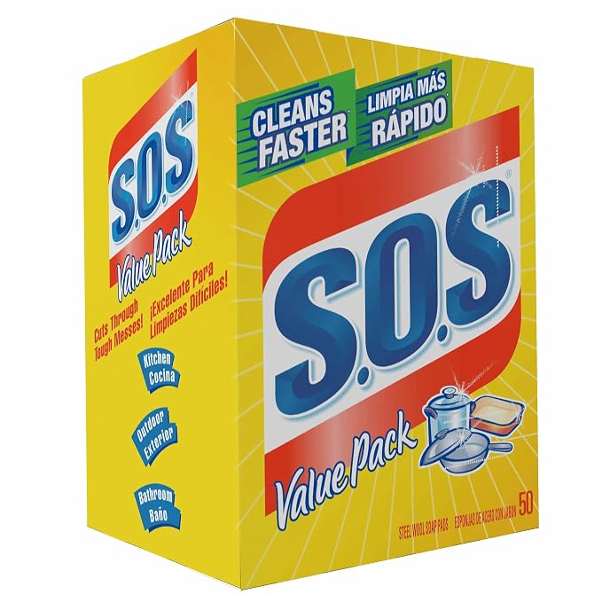 S.O.S 98014 Steel Wool Soap Pad by Scotch-Brite