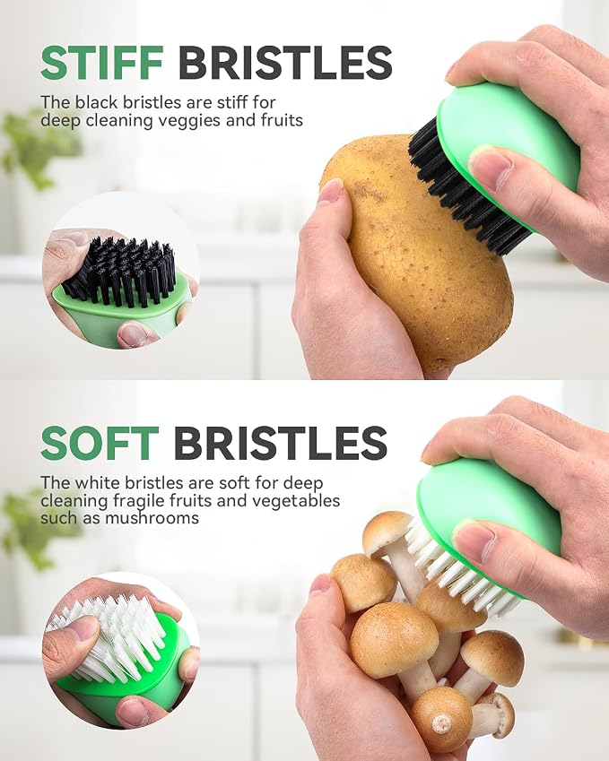 SXhyf Vegetable Brush Scrubber for Food Potato Scrubber, Dishwasher Safe Veggie - Image 3