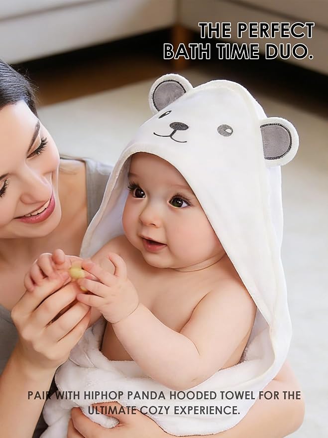 HIPHOP PANDA Baby Washcloths, Rayon Made from Bamboo - Image 8