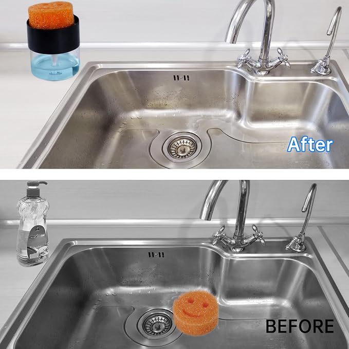 Soap Dispenser & Sponge Holder Compatible - Image 3
