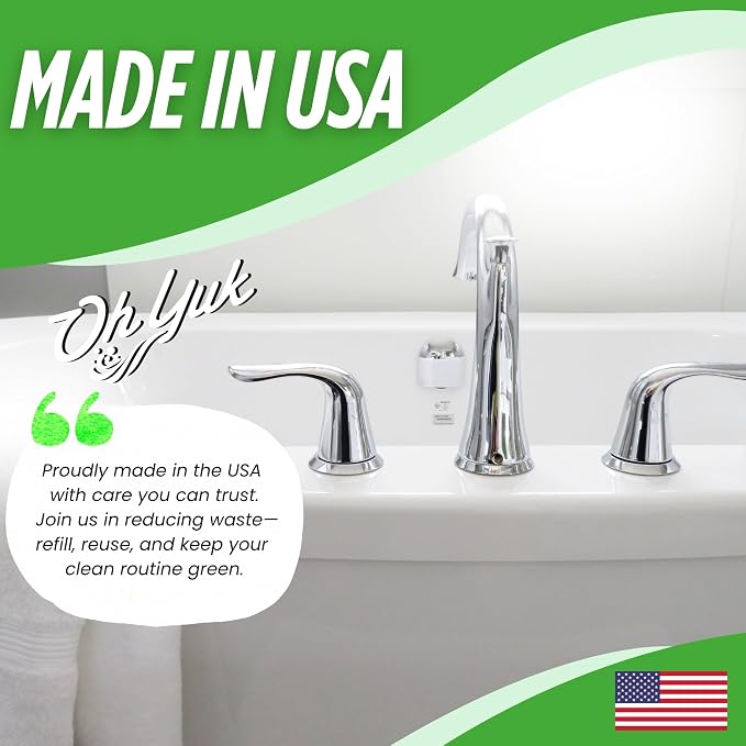 Oh Yuk Tub and Tile Cleaner – Concentrate Refill Makes 4 Bottles | Dissolves - Image 7