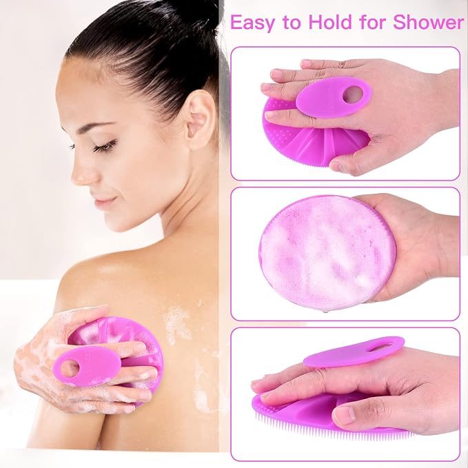 INNERNEED Food-Grade Soft Silicone Body Cleansing Brush Shower Scrubber - Image 3