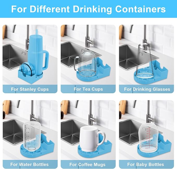 Water Bottle Drying Rack, Silicone Tumbler Drying Rack, Baby Bottle Dryer Holder - Image 2