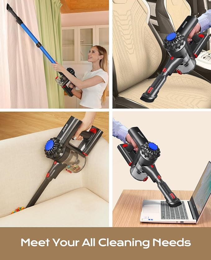 V15 Cordless Vacuum Cleaner, 45Mins Powerful Vacuum Cleaners - Image 5