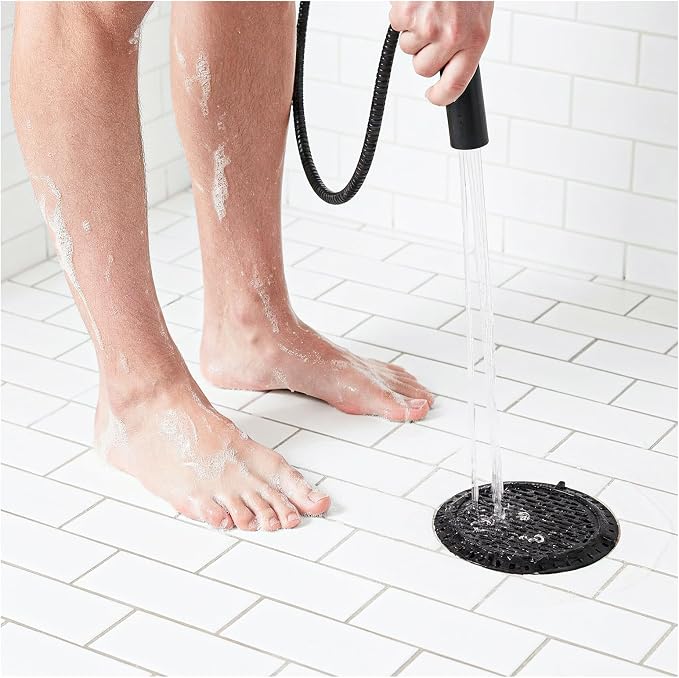 Shower Drain Hair Catcher/Strainer/Cover/Filter/Trap, Weighted Metal Hair Trap - Image 5