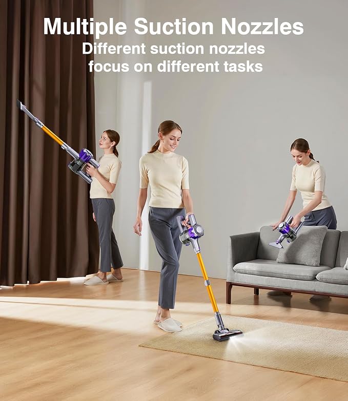 Cordless Vacuum Cleaner, 450W 50Kpa Powerful Stick Vacuum, Vacuum Cleaners - Image 7
