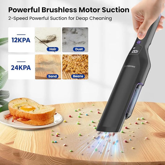 Cordless Handheld Vacuum, 24Kpa Car Vacuum - Image 2
