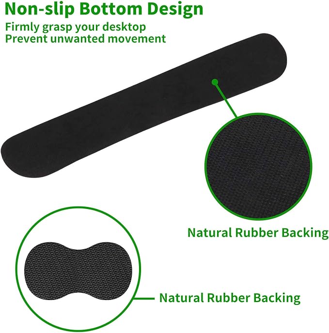 Ergonomic Keyboard Wrist Rests Gel Memory Foam Mouse Pad - Image 4