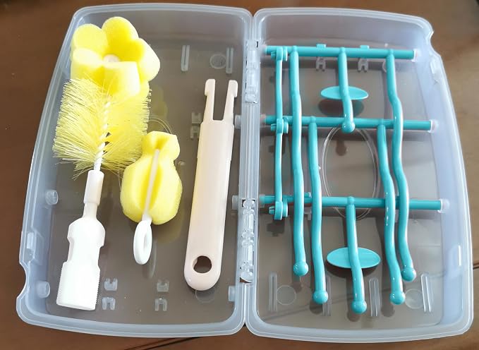 Collapsible Baby Bottle Drying Rack, Bottle Dryer Holder - Image 5