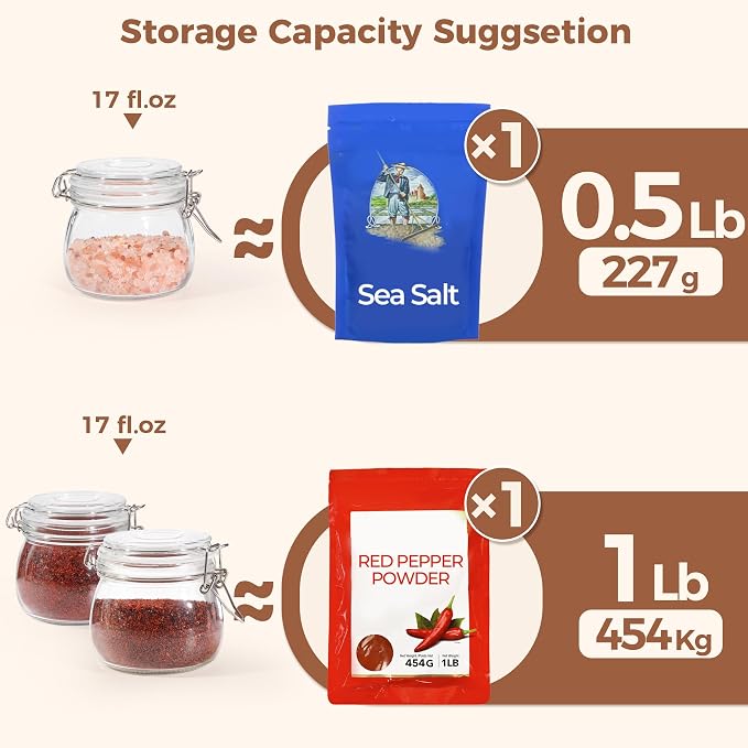 ComSaf Airtight Glass Jars - Image 3